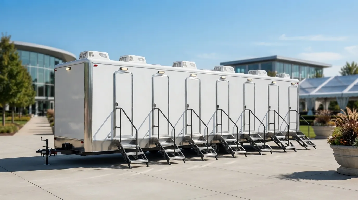8 Stall Restroom Trailer in East Pensacola Heights, FL