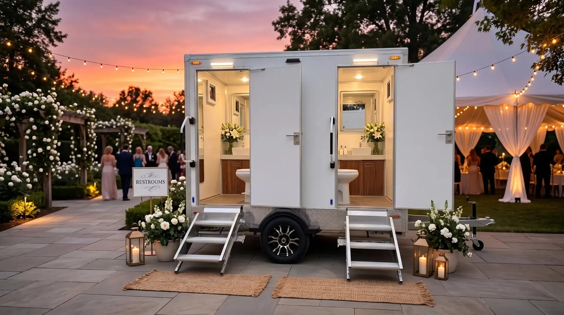 Wedding Restroom Rental in East Pensacola Heights, FL